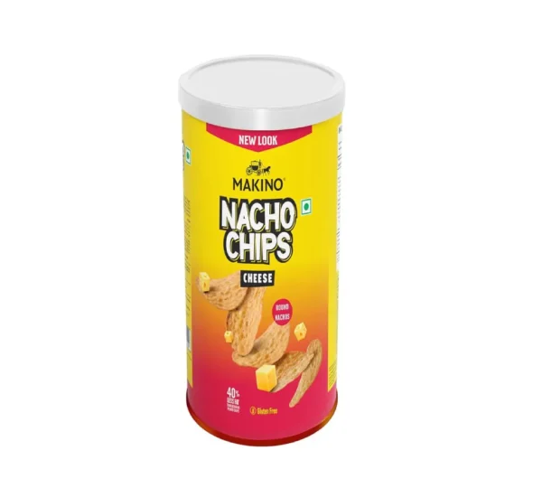 Makino Cheese Round Nachos with Can Pack 107 gm