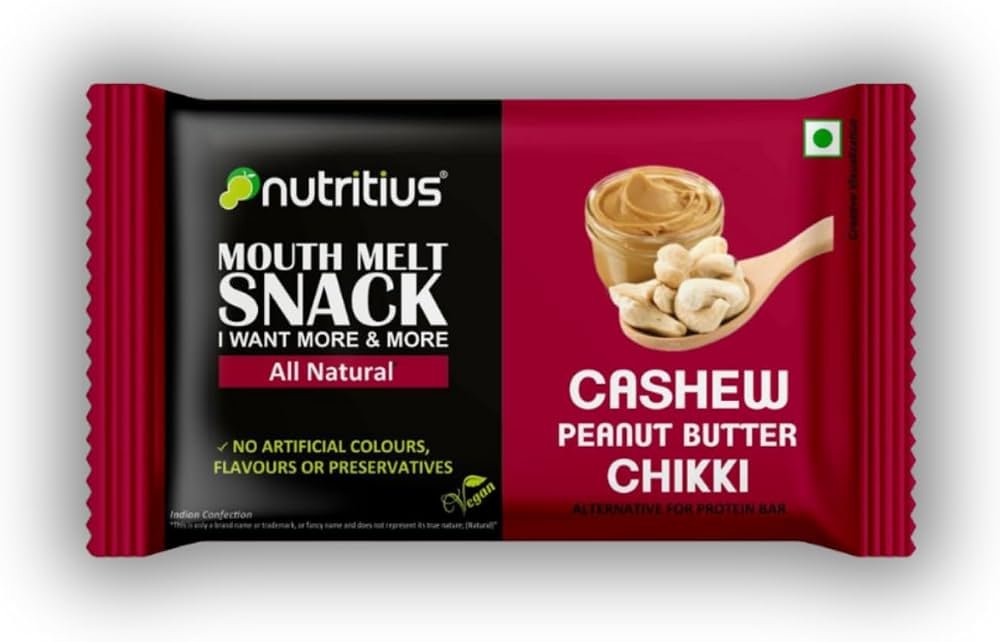 Cashew peanut butter chikki 125 Grm