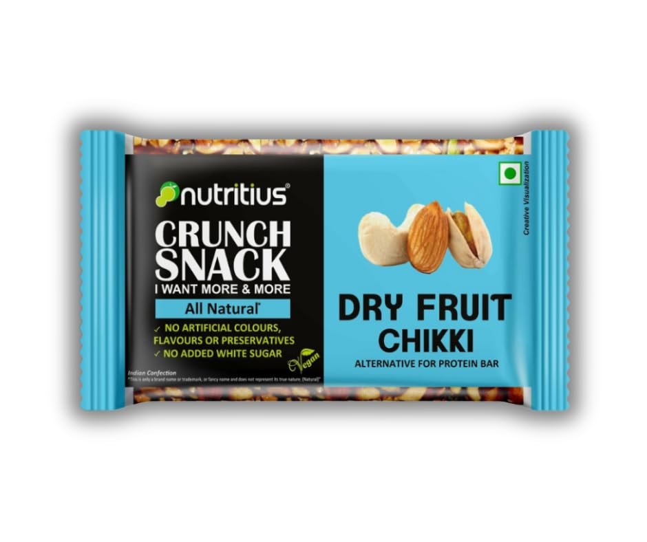 Nutritius Dry fruit Chikki 100 Grm